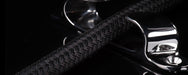 Amarre double tresse polyamide noire
