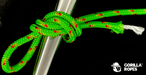 Bobine double tresse polyamide 3mm vert