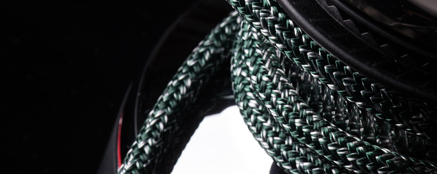 BOSSE RIS ÂME HMPE + GAINE POLYESTER VERT
