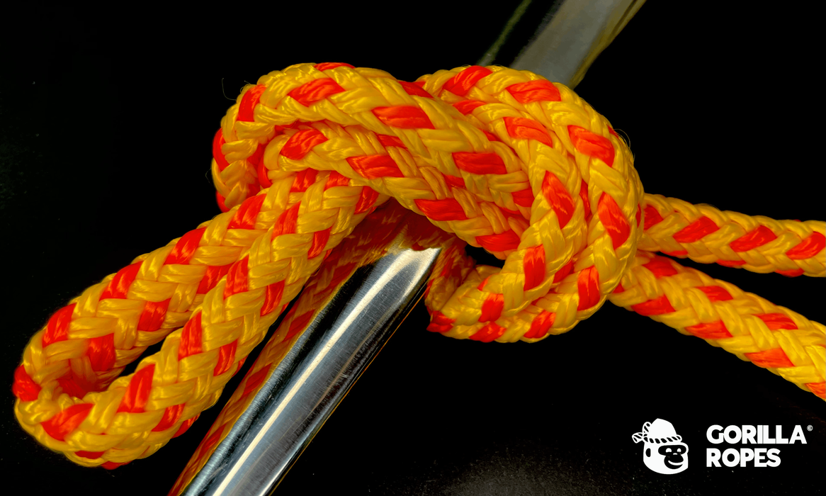 Cordage flottant polyéthylene orange jaune