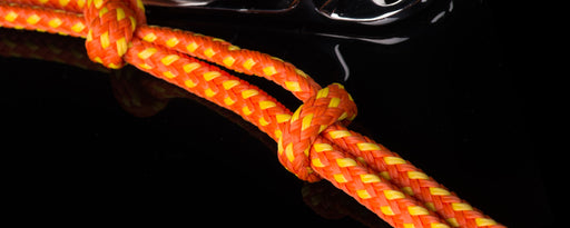 CORDAGE FLOTTANT SECURITE TRESSE CREUSE POLYETHYLENE - REMORQUAGE Orange