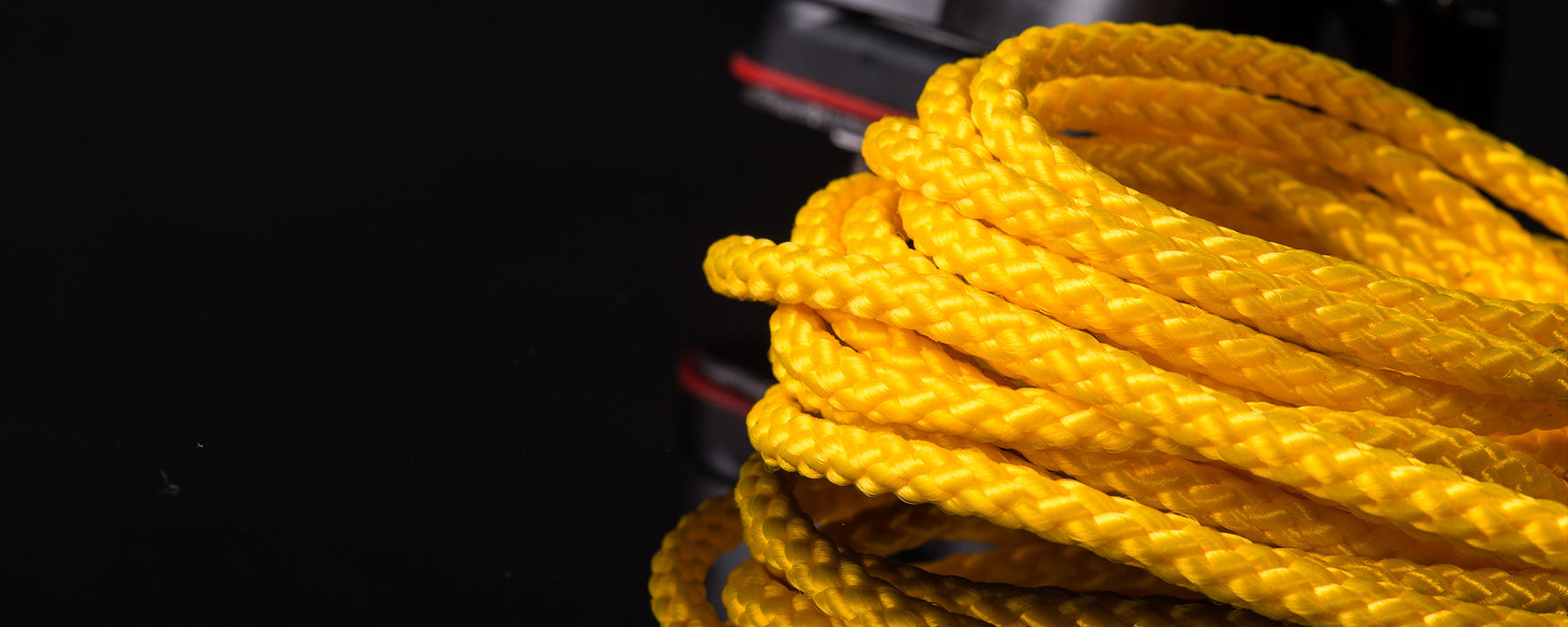 Dériveur - écoute- Bobine - ÂME POLYPROPYLENE + GAINE POLYPROPYLENE jaune