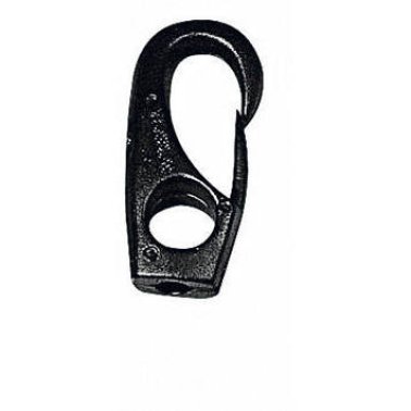 MOUSQUETON EN POLYAMIDE A OEIL 4 mm noir